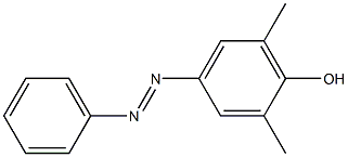 Phenol, 2,6-dimethyl-4-(phenylazo)- 结构式