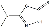 5-(二甲氨基)-1,3,4-噻二唑-2-硫醇 结构式