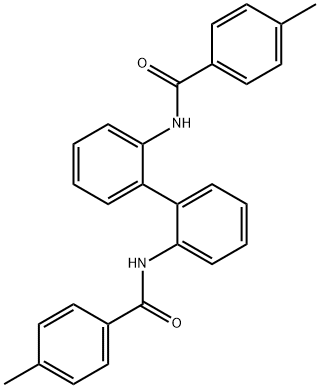 N,N'-2,2'-biphenyldiylbis(4-methylbenzamide) 结构式