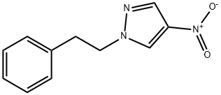 4-nitro-1-(2-phenylethyl)-1H-pyrazole 结构式