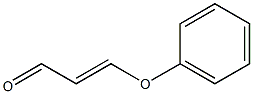 2-Propenal, 3-phenoxy- 结构式