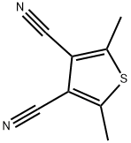 2,5-Dimethyl-thiophene-3,4-dicarbonitrile 结构式