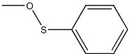 Benzenesulfenic acid,methyl ester 结构式