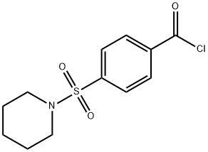 4-(哌啶-1-基磺酰基)苯甲酰氯 结构式