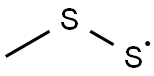 Methyldithio (8CI,9CI) 结构式