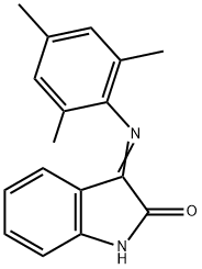 3-(mesitylimino)-1,3-dihydro-2H-indol-2-one 结构式