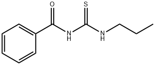 N-(propylcarbamothioyl)benzamide 结构式