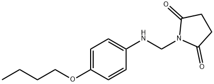 1-[(4-Butoxy-phenylamino)-methyl]-pyrrolidine-2,5-dione 结构式