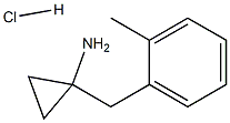 [1-(2-methylbenzyl)cyclopropyl]amine hydrochloride 结构式
