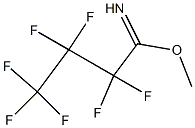 Butanimidic acid,2,2,3,3,4,4,4-heptafluoro-, methyl ester 结构式