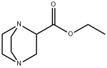 ethyl 1,4-diazabicyclo[2.2.2]octane-2-carboxylate 结构式