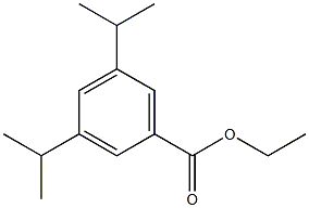 Ethyl 3,5-diisopropylbenzoate 结构式