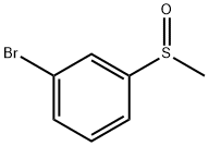 1-溴-3-(甲基亚磺酰基)苯 结构式