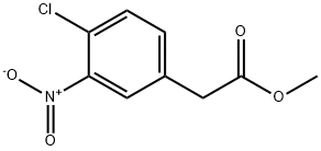 4-氯-3-硝基苯乙酸甲酯 结构式