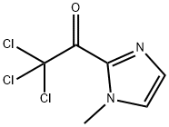 1-甲基-2-三氯乙酰基咪唑 结构式
