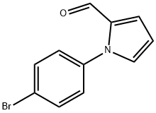 1-(4-溴苯基)-1H-吡咯-2-甲醛 结构式