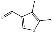 4,5-二甲基噻吩-3-甲醛 结构式