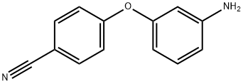 4-(3-氨基苯氧基)苯甲腈 结构式