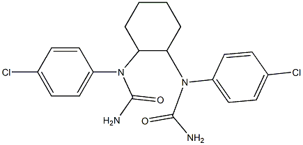 N',N'''-1,2-cyclohexanediylbis[N-(4-chlorophenyl)urea] 结构式