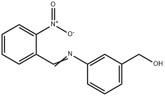 {3-[(2-nitrobenzylidene)amino]phenyl}methanol 结构式