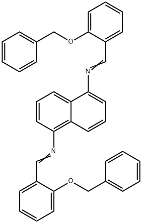 N,N'-bis[2-(benzyloxy)benzylidene]-1,5-naphthalenediamine 结构式