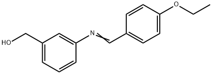 {3-[(4-ethoxybenzylidene)amino]phenyl}methanol 结构式