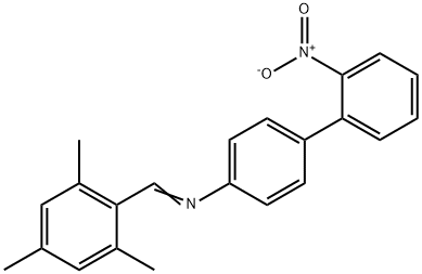 N-(mesitylmethylene)-2'-nitro-4-biphenylamine 结构式