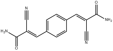 3,3'-(1,4-phenylene)bis(2-cyanoacrylamide) 结构式