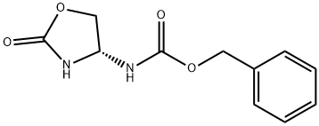 BENZYL (R)-(2-OXOOXAZOLIDIN-4-YL)CARBAMATE 结构式