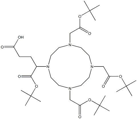 DOTAGA-四叔丁酯 结构式