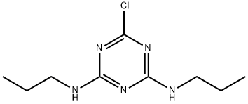 1,3,5-Triazine-2,4-diamine, 6-chloro-N2,N4-dipropyl- 结构式