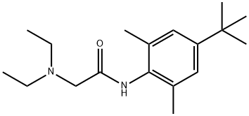 N-(4-(tert-butyl)-2,6-dimethylphenyl)-2-(diethylamino)acetamide 结构式