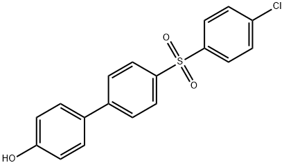 4'-((4-氯苯基)磺酰基)-[1,1'-联苯] -4-醇 结构式