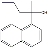 2-naphthalen-1-ylpentan-2-ol 结构式