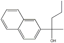 2-naphthalen-2-ylpentan-2-ol 结构式