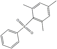 Benzene,1,3,5-trimethyl-2-(phenylsulfonyl)- 结构式