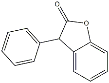 3-苯基苯并呋喃-2(3H)-酮 结构式