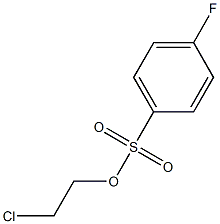 Benzenesulfonic acid,4-fluoro-, 2-chloroethyl ester 结构式