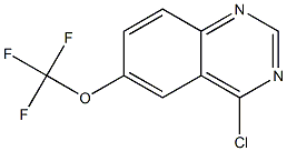 4-chloro-6-(trifluoromethoxy)quinazoline 结构式