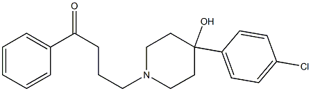 1-Butanone,4-[4-(4-chlorophenyl)-4-hydroxy-1-piperidinyl]-1-phenyl- 结构式