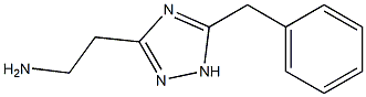 2-(5-benzyl-1H-1,2,4-triazol-3-yl)ethanamine 结构式