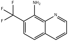 8-AMINO-7-(TRIFLUOROMETHYL)QUINOLINE 结构式