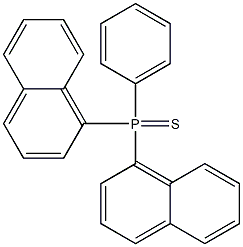 Phosphine sulfide,di-1-naphthylphenyl- (7CI,8CI) 结构式