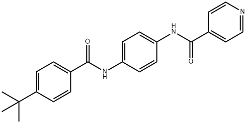 N-[4-[(4-tert-butylbenzoyl)amino]phenyl]pyridine-4-carboxamide