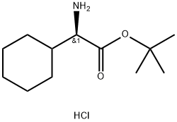 R-环己基甘氨酸叔丁酯盐酸盐 结构式