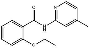 2-ethoxy-N-(4-methylpyridin-2-yl)benzamide 结构式