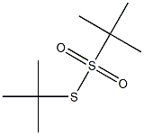 2-Propanesulfonothioicacid, 2-methyl-, S-(1,1-dimethylethyl) ester 结构式