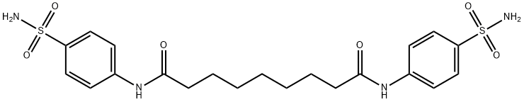 N,N'-bis[4-(aminosulfonyl)phenyl]nonanediamide 结构式