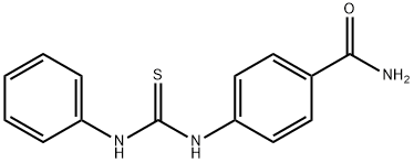 4-[(anilinocarbonothioyl)amino]benzamide 结构式