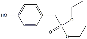 4-羟基苄基膦酸二乙酯 结构式